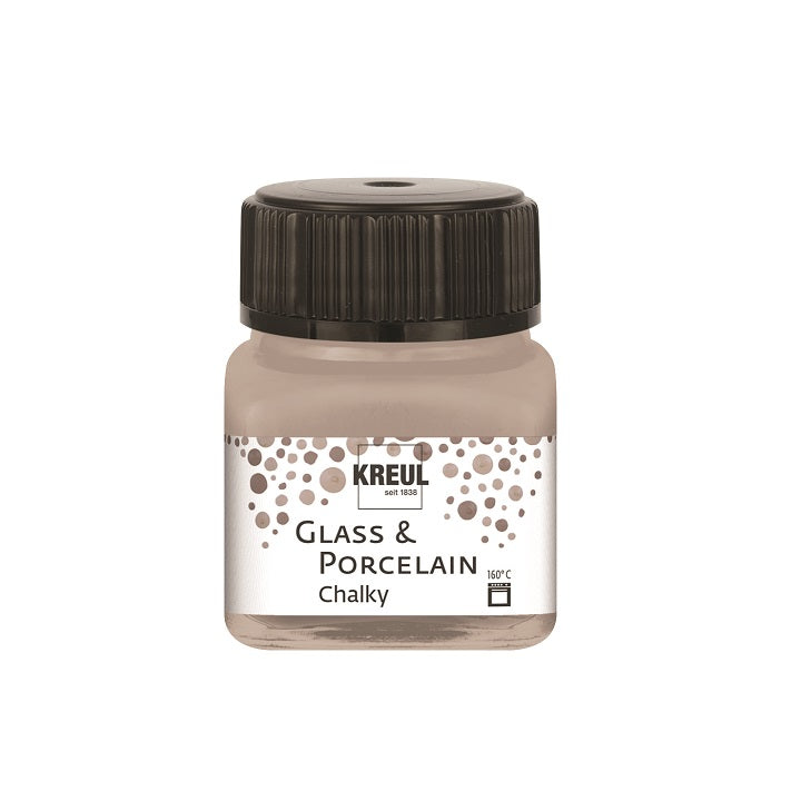 Kreul Kreidefarbe für Glas & Porzellan 20 ml – Noble Nougat