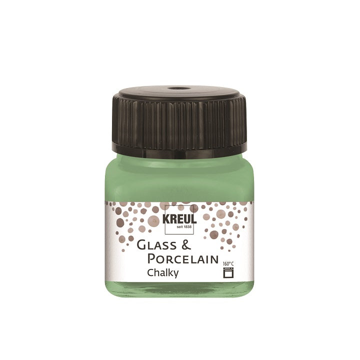 Kreul Kreidefarbe für Glas & Porzellan 20 ml – Rosemary Grün