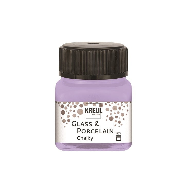 Kreul Kreidefarbe für Glas & Porzellan 20 ml – Sweet Lavender