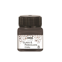 Kreul Kreidefarbe für Glas & Porzellan 20 ml – Volcanic Grau
