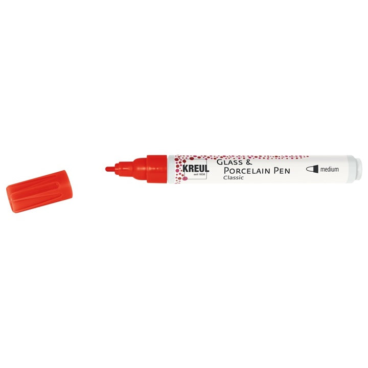 KREUL Porzellanmalstift BRILLIANT | verschiedene Farben - 03 - kirschrot