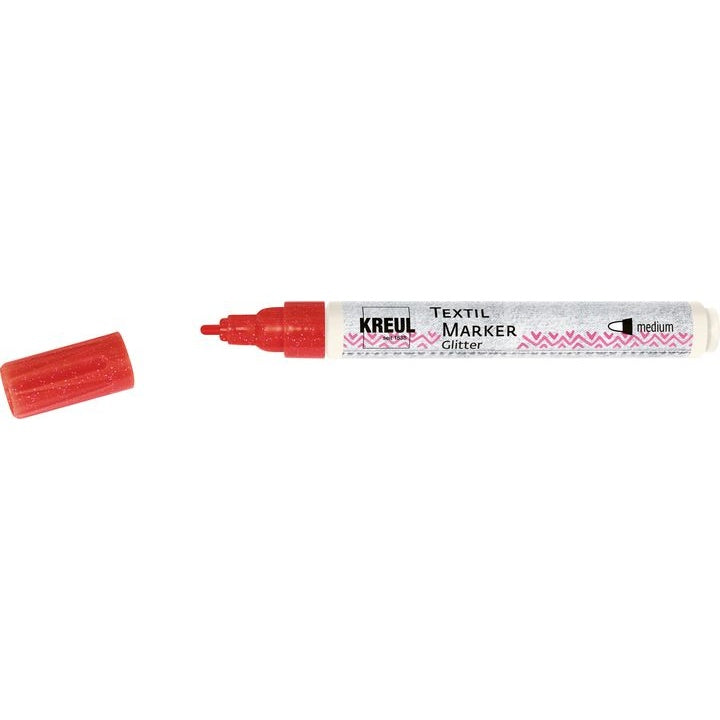 KREUL Textilmarker mit Glitzereffekt Medium | verschiedene Farben — Bild 1