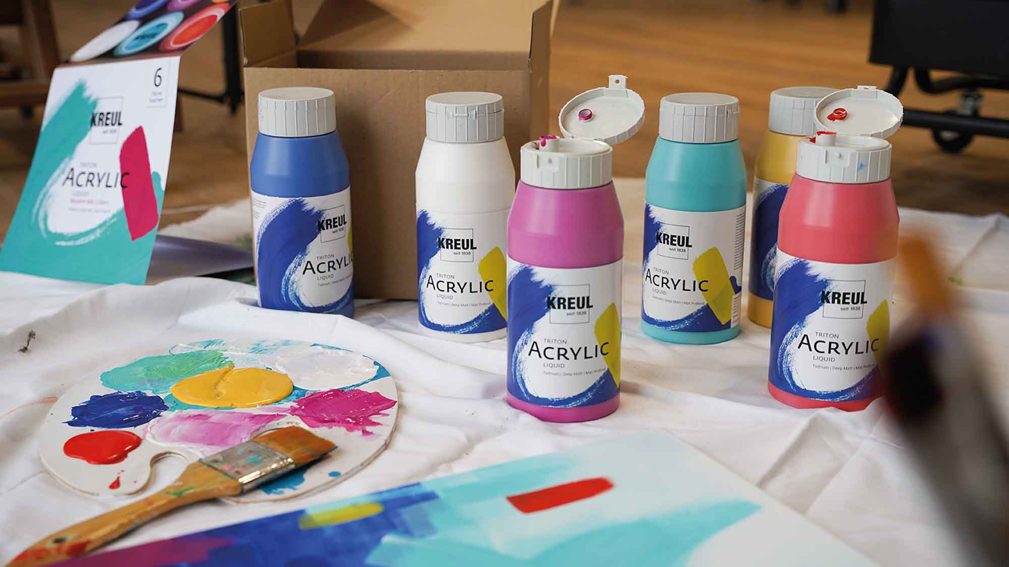 KREUL Triton-Acrylfarben-Set — Bild 1