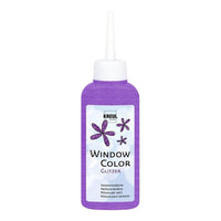 KREUL Window Color Effektfarbe 80 ml – Glitzer Violett