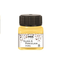 Kreul Kreidefarbe für Glas & Porzellan 20 ml – Gelb Safran