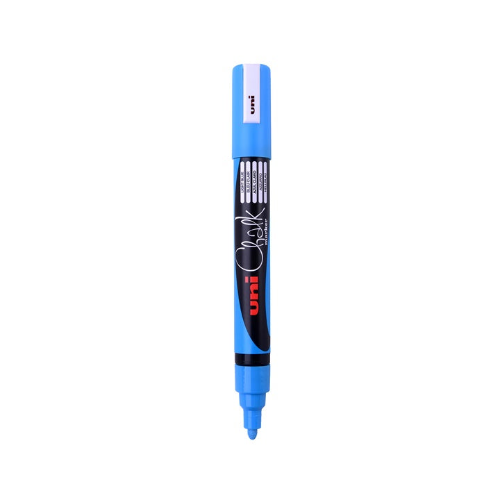 UNI POSCA Kreidemarker PWE-5M 1,8 - 2,5 mm | verschiedene Farben | svetlomodrá
