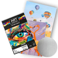 Kunst Kompozit Leinwand strukturiertes Papier Block A4 10 Blätter 360g/m2 — Bild 1