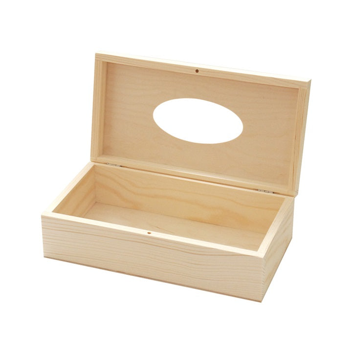 Kunsthandwerkliche Serviettenbox aus Holz — Bild 1