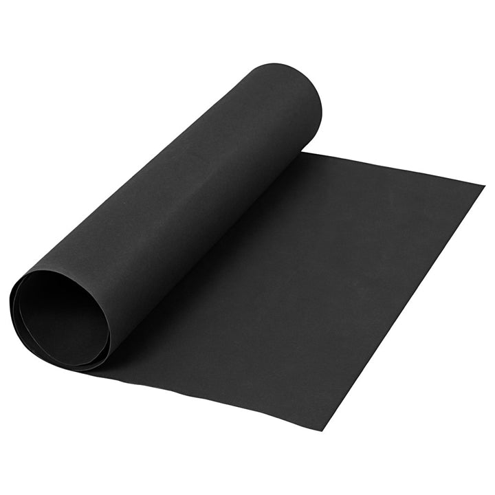 Kunstleder-Papier | verschiedene Farbtöne - Schwarz