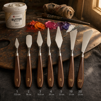 Künstler-Malspachtel – Nr. 20 breiter schräger Spachtel (22 cm)