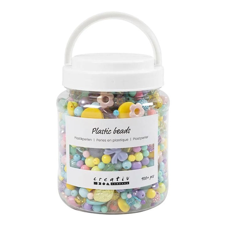 Kunststoffperlen Farbmix 900+ Stück — Bild 6