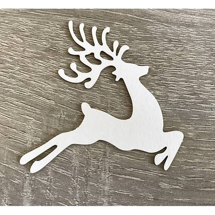 Lasergeschnittenes Ornament aus Holz - Hirschdesign — Bild 1