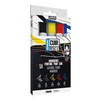 Ledermarker Pebeo Setacolor - primärer Satz von 5 — Bild 1