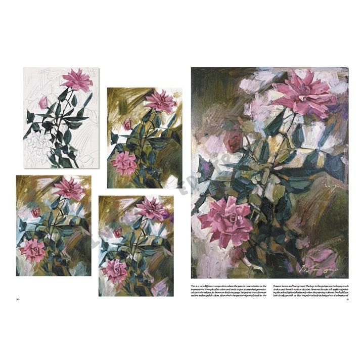 Leonardo Collection 21 Blumen Zeichenbuch — Bild 11