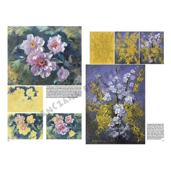 Leonardo Collection 21 Blumen Zeichenbuch — Bild 12