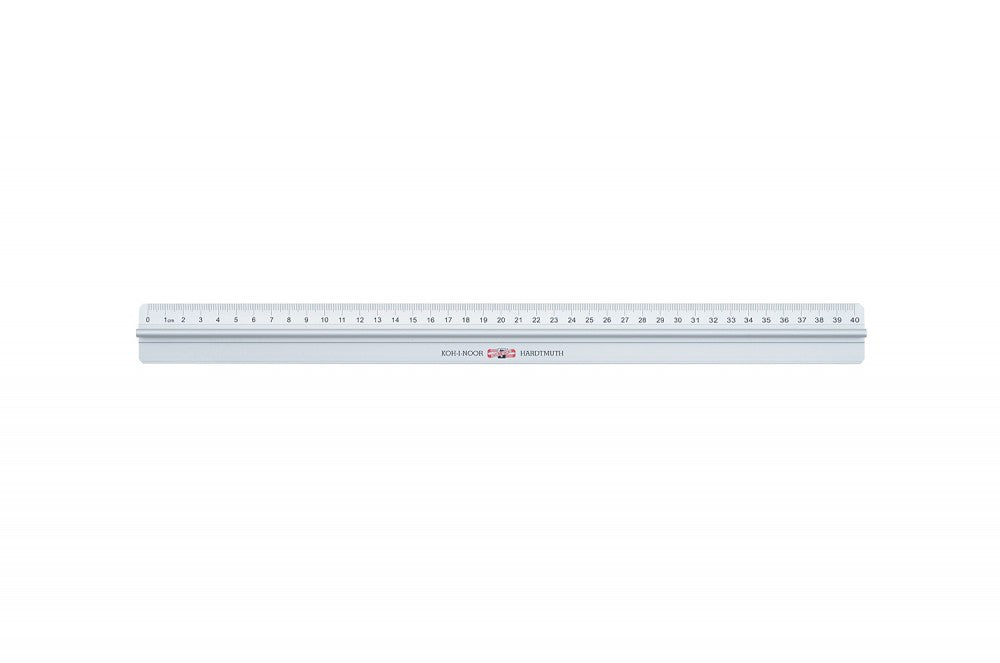 Lineal 40cm. Metall mit Griff — Bild 1