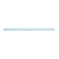 Lineal 60cm. Metall mit Griff — Bild 2