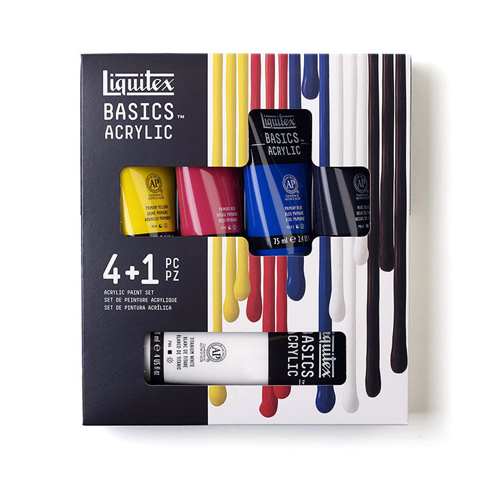 Liquitex Basics Acrylfarben-Set / 4x75ml + 1x118ml — Bild 2