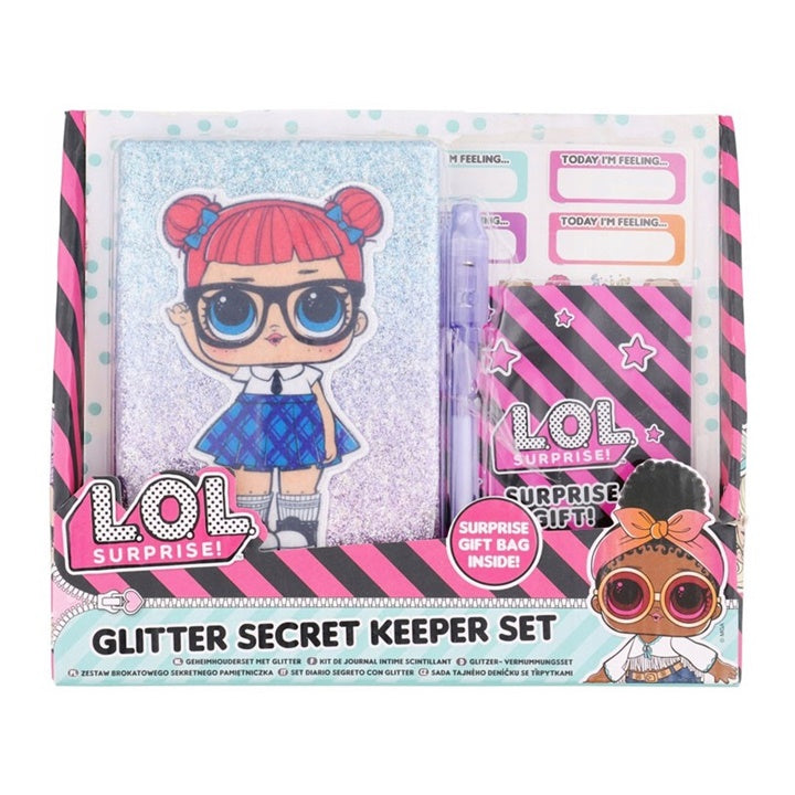LOL Surprise Mini-Glitzer-Notizbuch mit UV-Stift — Bild 1