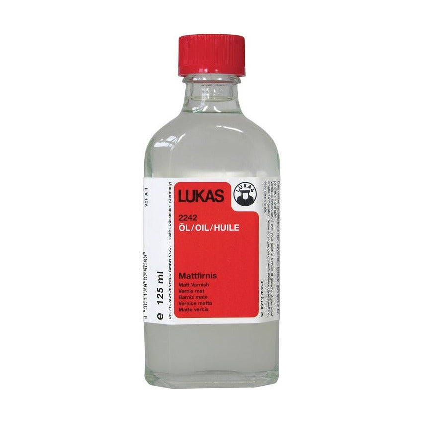 LUKAS Schlussfirnis matt für Ölgemälde 125 ml