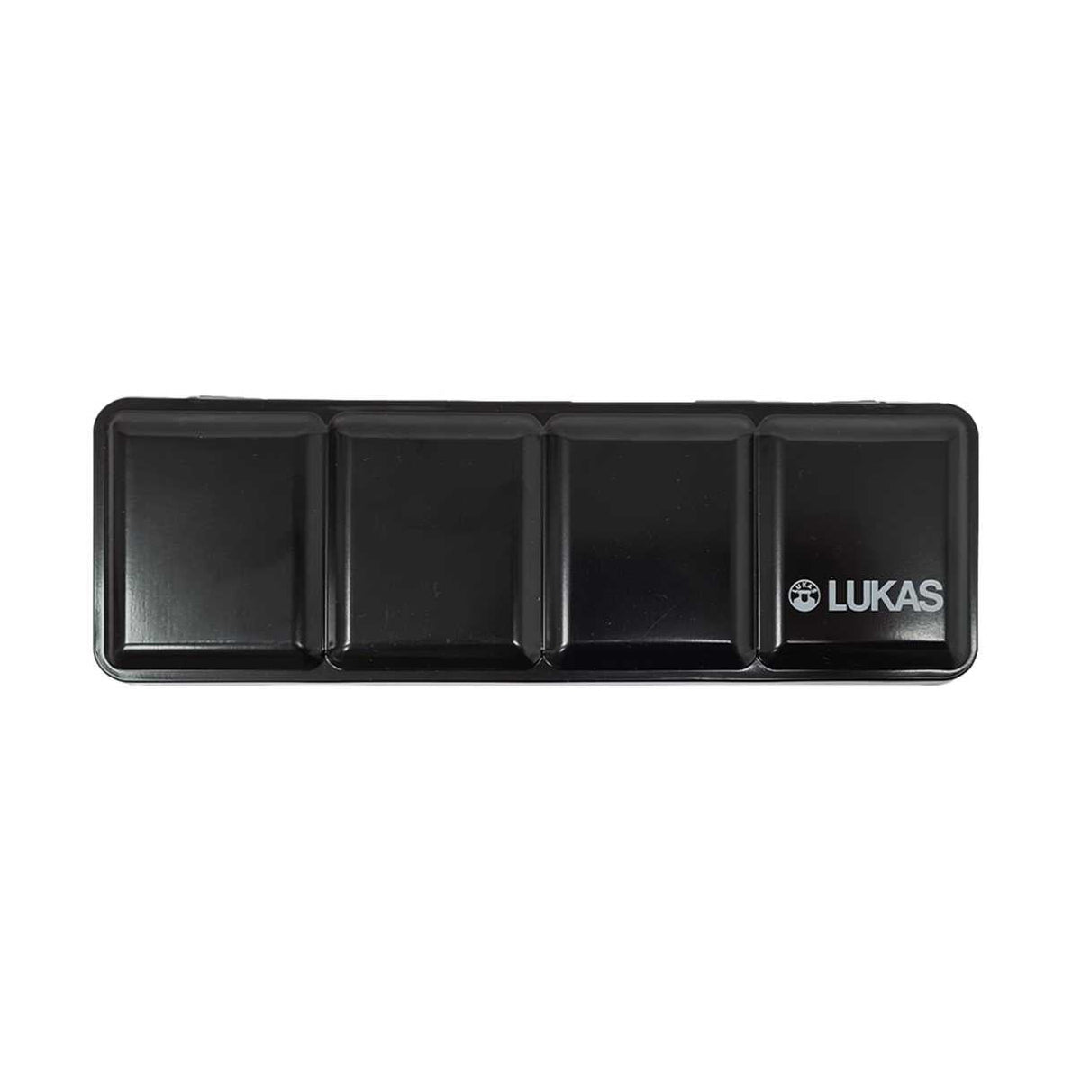 LUKAS Studio Aquarellfarben-Set in der Blechdose – 16 halbe Näpfchen mit Pinsel
