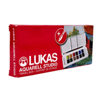 LUKAS Studio Aquarellfarben-Set in Kunststoffbox | 13-teilig