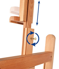 MABEF Atelierstaffelei H-Form - Buche
