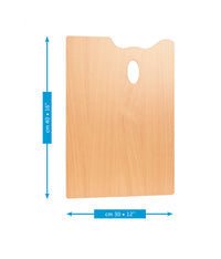 Mischpalette aus Holz MABEF rechteckig 30 x 40 cm