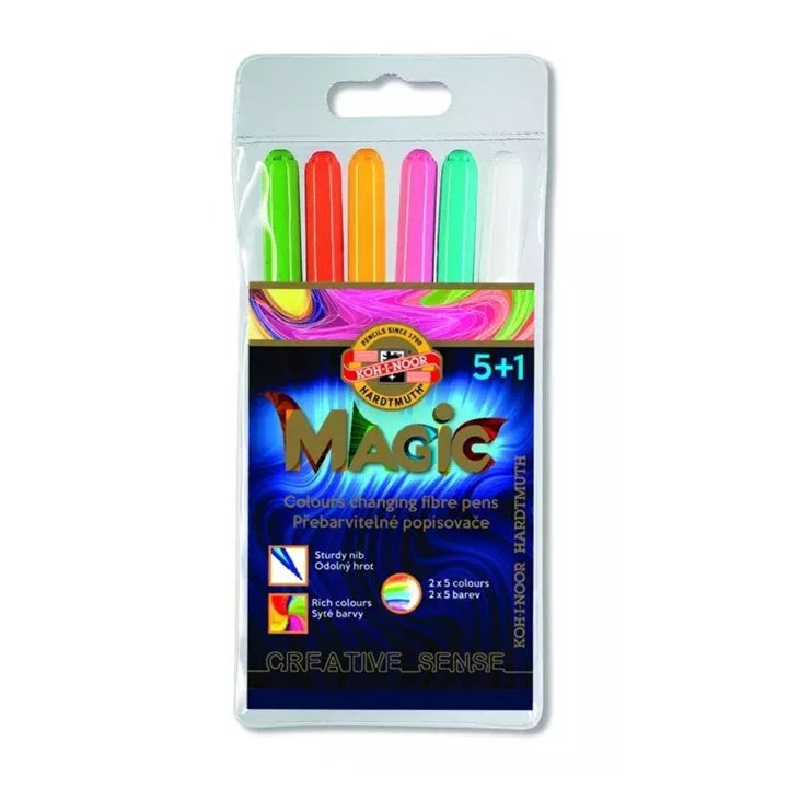 Magische Farbwechselmarker Set 5+1 — Bild 1