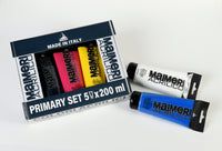 Maimeri Acrilico Acrylfarben-Set Primary 200 ml