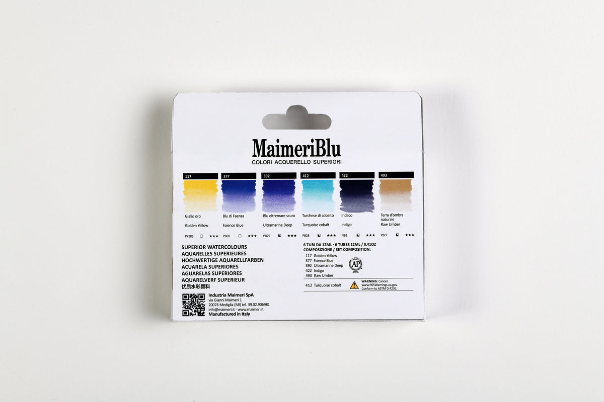 Aquarellfarben-Set MAIMERI Maimeri Blu
