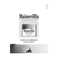 MAIMERI Blu Aquarellfarben Näpfchen 1,5 ml – Karbonschwarz