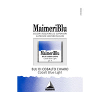 MAIMERI Blu Aquarellfarben Näpfchen 1,5 ml – Kobaltblau hell