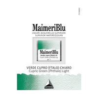 MAIMERI Blu Aquarellfarben Näpfchen 1,5 ml – Kupfergrün hell