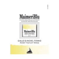 MAIMERI Blu Aquarellfarben Näpfchen 1,5 ml – Nickeltitangelb