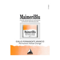 MAIMERI Blu Aquarellfarben Näpfchen 1,5 ml – Permanentgelborange