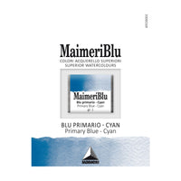 MAIMERI Blu Aquarellfarben Näpfchen 1,5 ml – Primärblau Cyan
