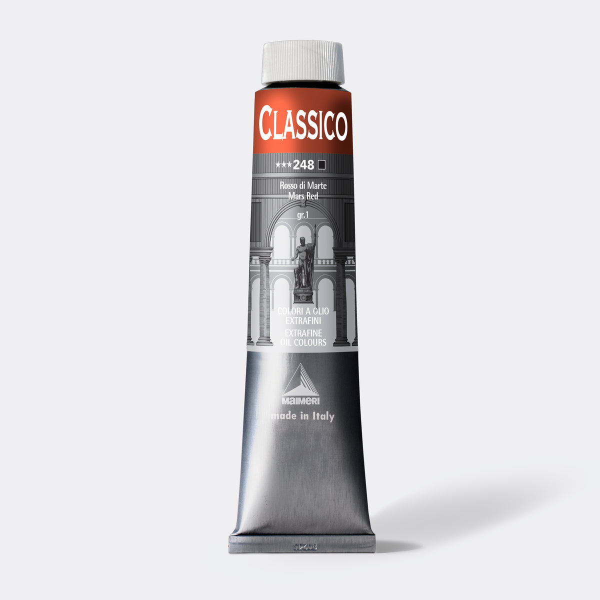 Feine Ölfarbe Maimeri Classico 200 ml – Marsrot