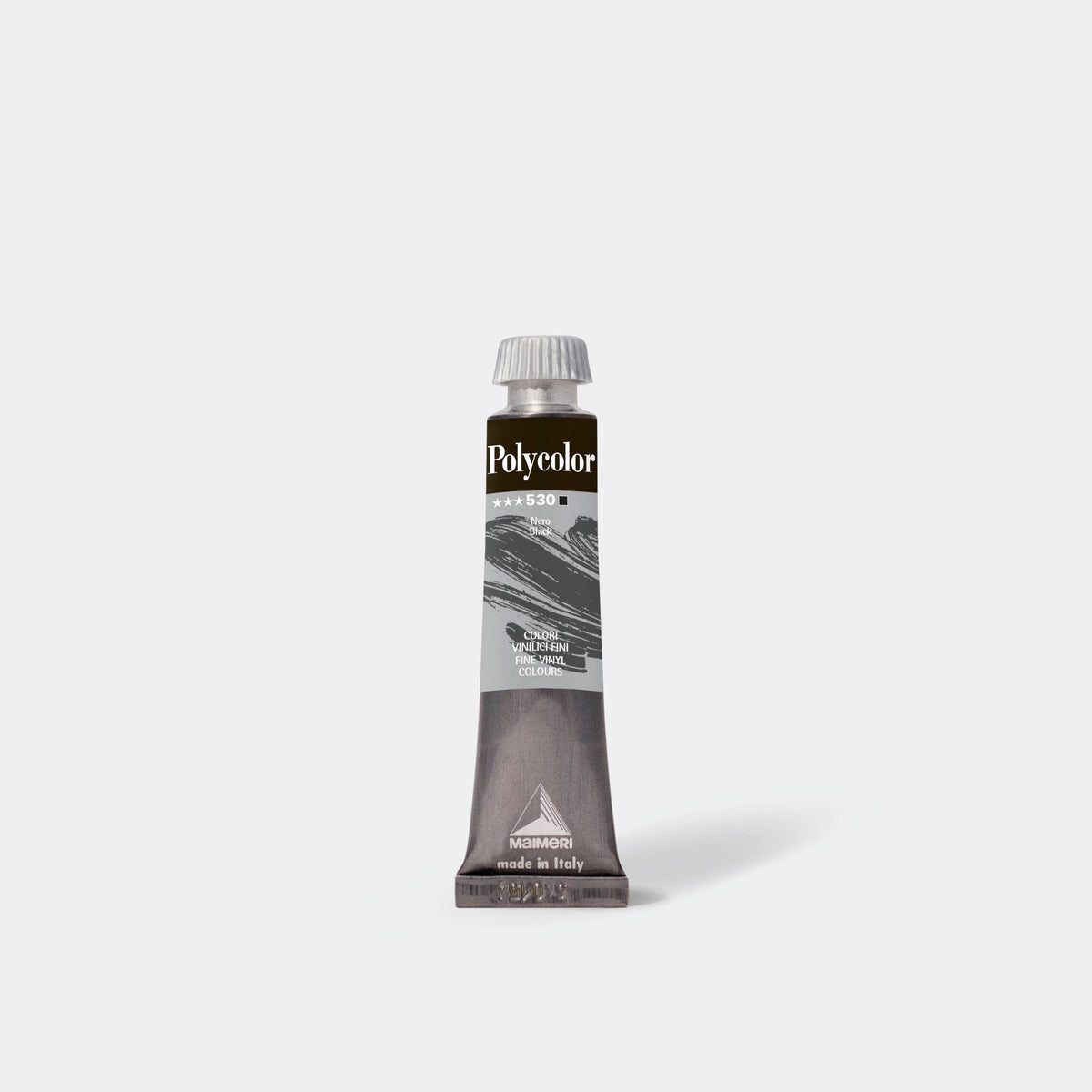 Feine Acrylfarbe MAIMERI Polycolor 20 ml – Schwarz