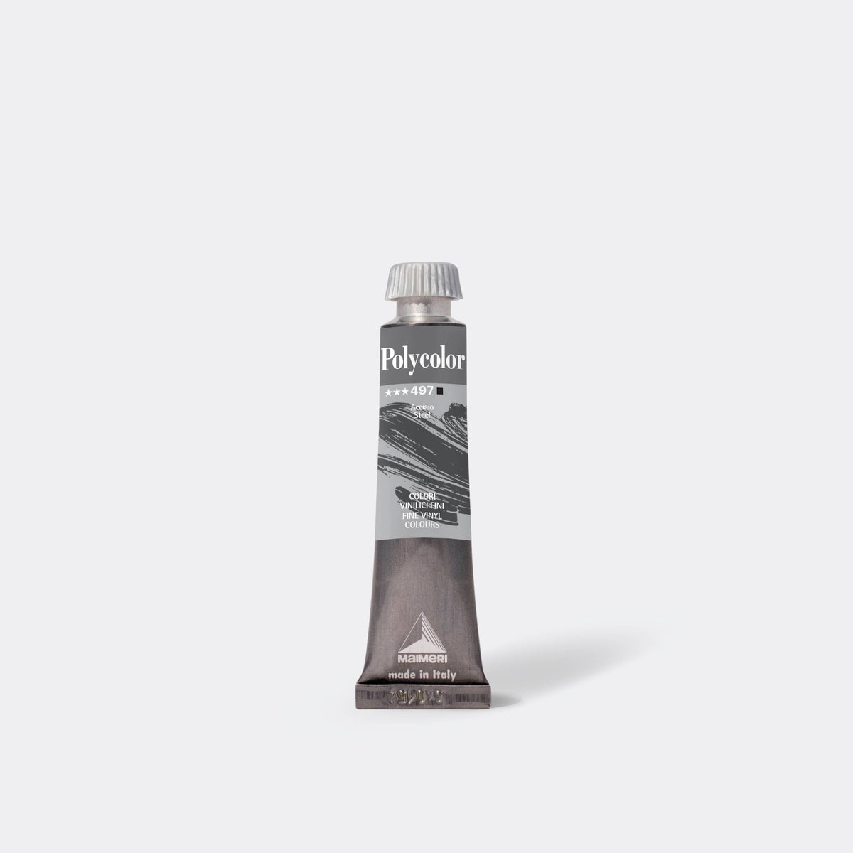 Feine Acrylfarbe MAIMERI Polycolor 20 ml – Stahl