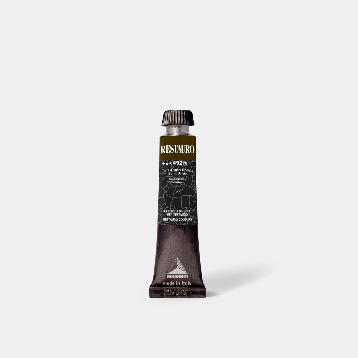 MAIMERI Restauro Restaurierungsfarbe 20 ml – Umbra gebrannt