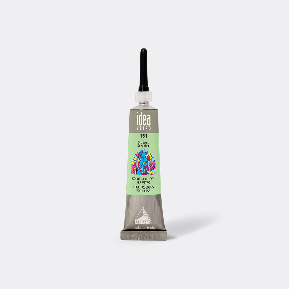 MAIMERI Vetro Rilievo Konturenfarbe - 20 ml – Dunkelgold