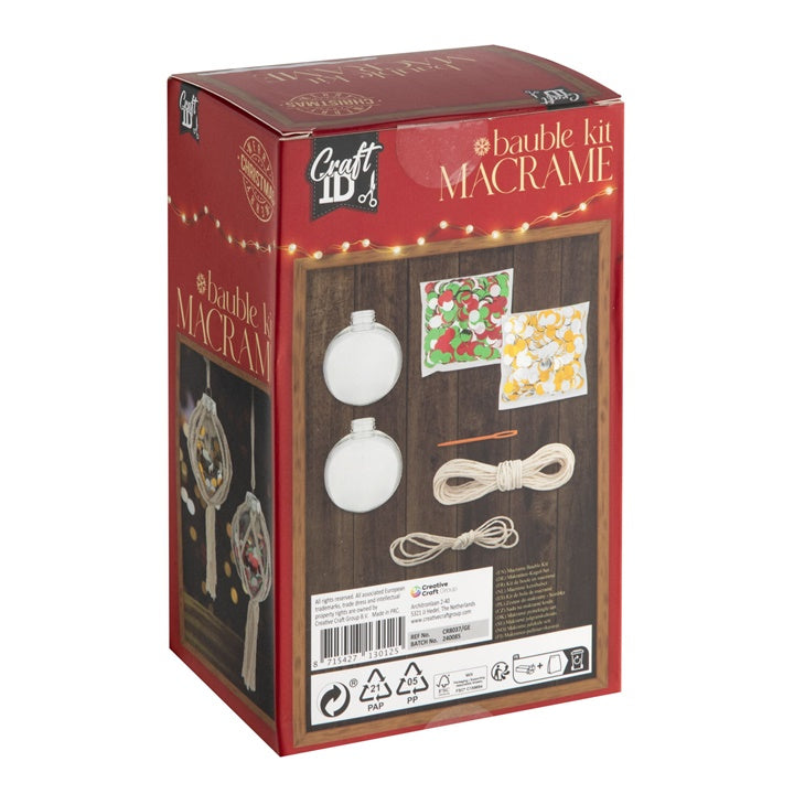 Makramee-Kugel-Bausatz XMAS — Bild 4