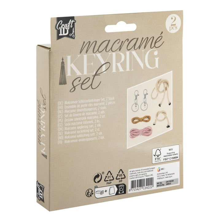 Makramee-Schlüsselanhänger-Set — Bild 4