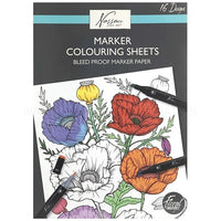 Malbuch Blumen für Marker-Zeichnung — Bild 3