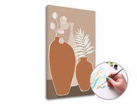 Malen nach Zahlen: Blumenvase