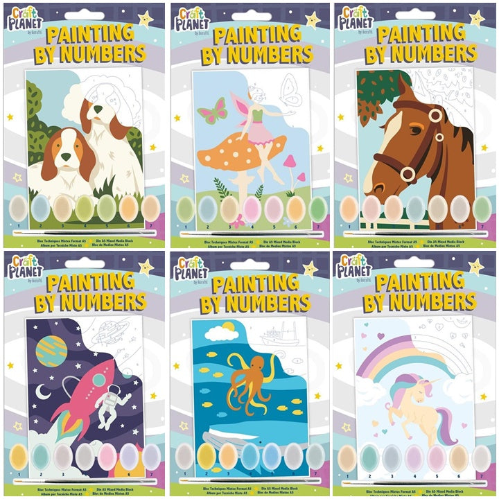 Malen nach Zahlen für Kinder von Craft Planet