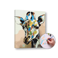 Malen nach Zahlen Set mit Girafe Motiv | ARTMIE
