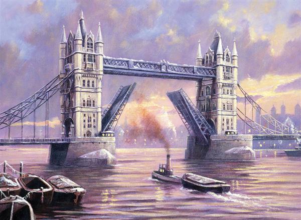 Malen-nach-Zahlen Kreativ-Set - TOWER BRIDGE — Bild 1