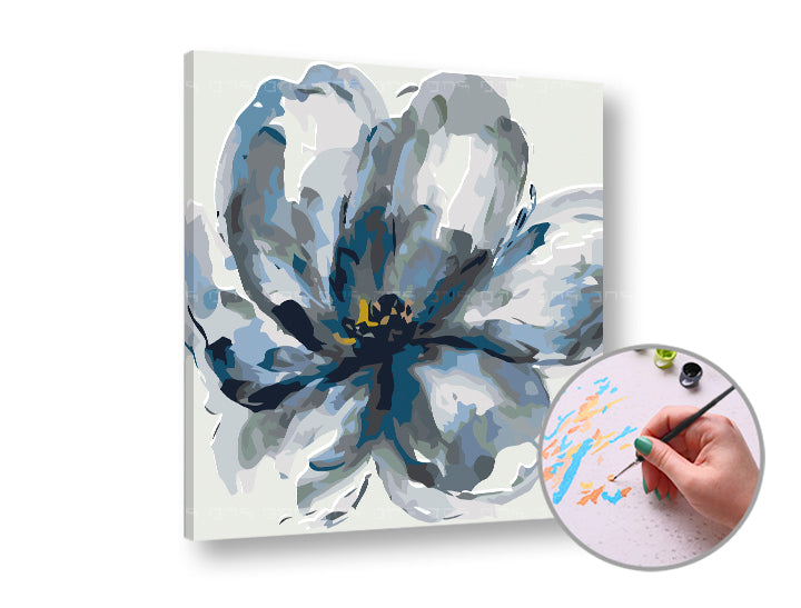 Malen nach Zahlen MYSTIC FLOWER | Schwierigkeitsgrad: leicht — Bild 2